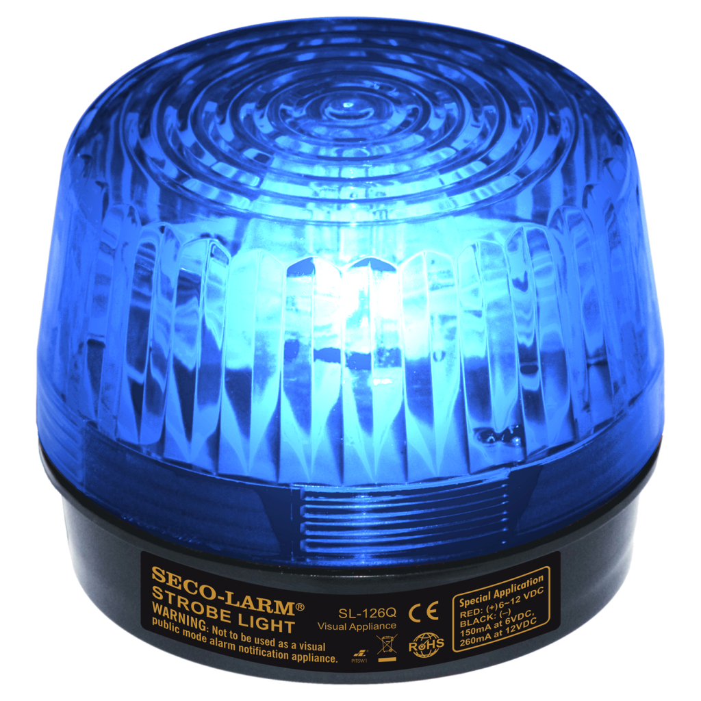 Xenon Tube Strobe Light - Blue, 6~12VDC