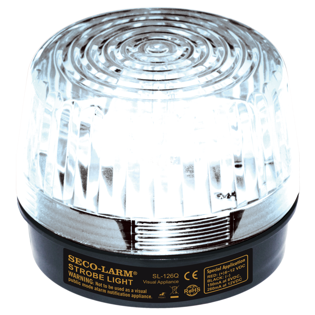 Xenon Tube Strobe Light - Clear, 6~12VDC