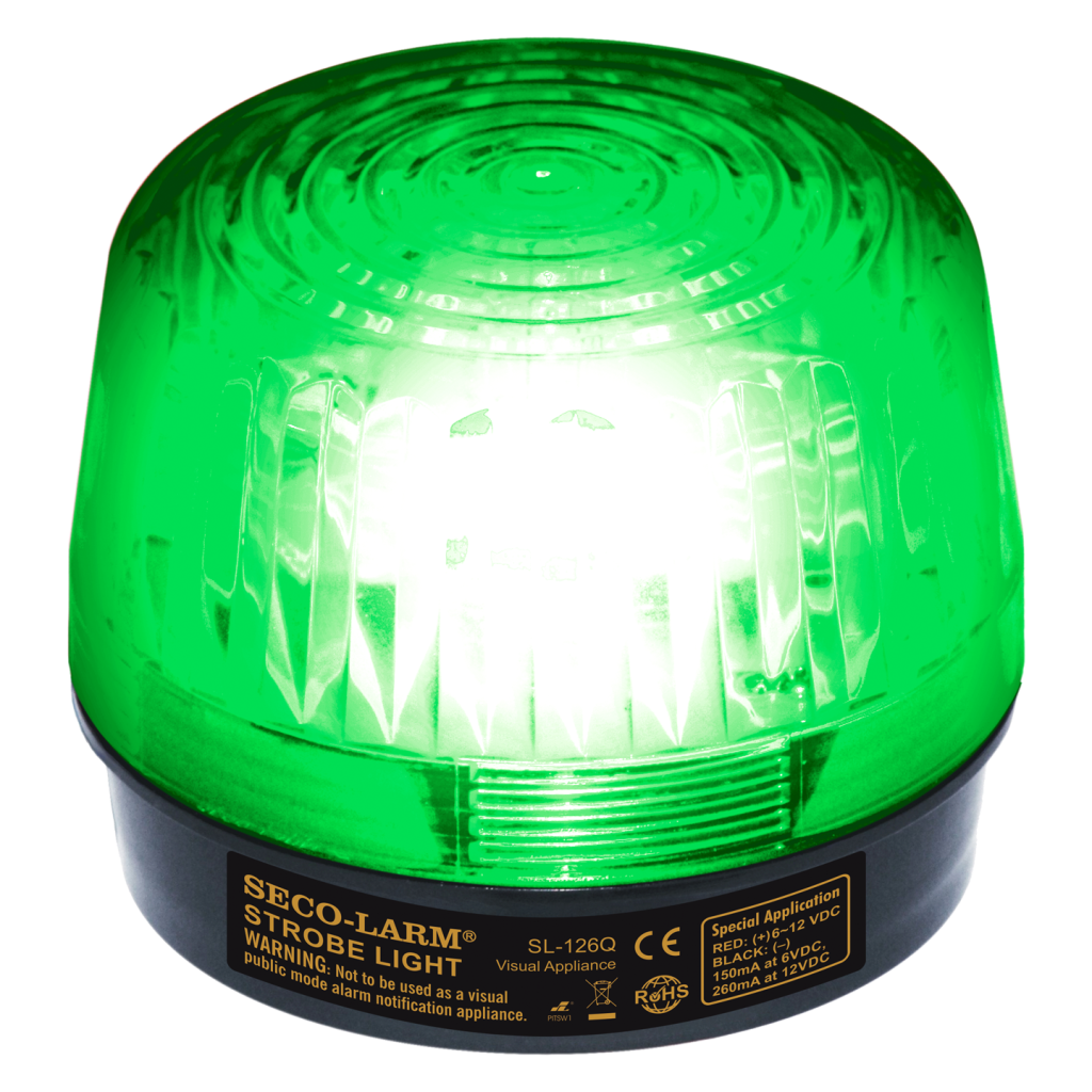 Xenon Tube Strobe Light - Green, 6~12VDC