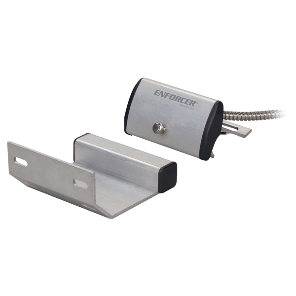 Track-Mount Overhead Door Magnetic Contact, 3" (76mm) Gap, Closed loop