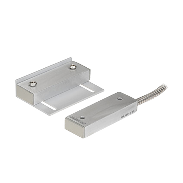 Industrial Wide-Gap Magnetic Contact, 3" (76mm) Gap, Open/Closed loop (3 Wires)