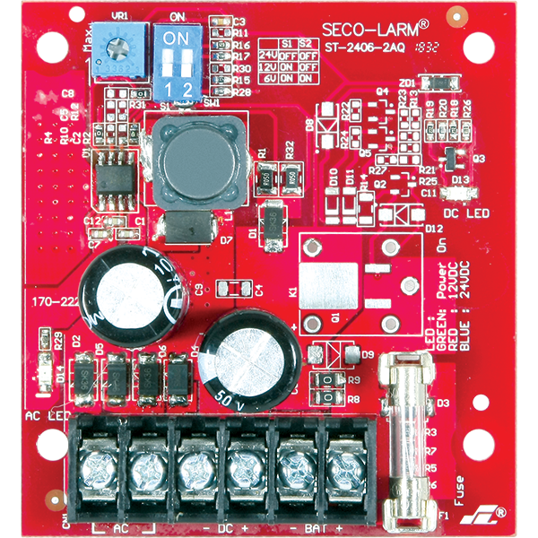 Power Supply/Charger - 2.5A Continuous, 3.0A Peak - SECO