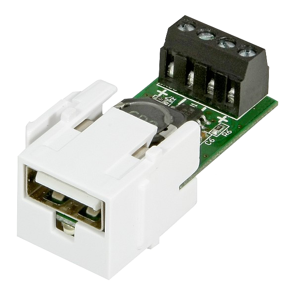 Prise USB 4 ports, 5 A, blanc 7750W-K-L