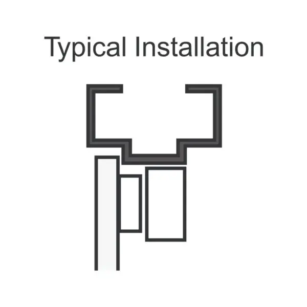 Z-Bracket for 1,200-lb Series Electromagnetic Locks - SECO Z-Bracket for 1,200-lb Series Electromagnetic Locks - SECO