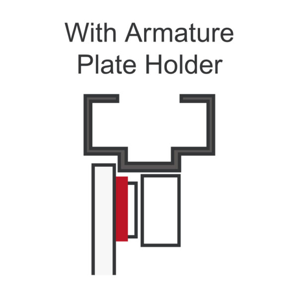 Armature Plate Holder for 600-lb Series Electromagnetic Locks - Image 2