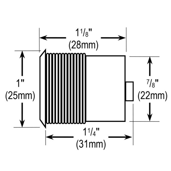 Infrared Proximity Sensor – 22mm, Stainless steel - Image 2