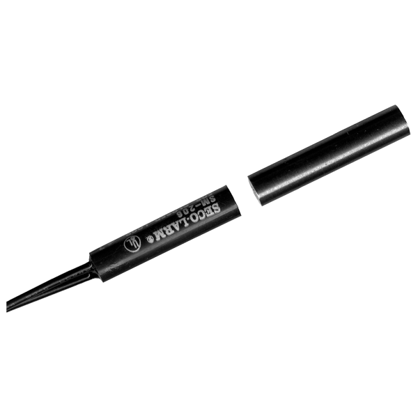 Contacto magnético de montaje oculto de 1/4" - Marrón, separación de 1" (25mm), bucle cerrado, listado por UL