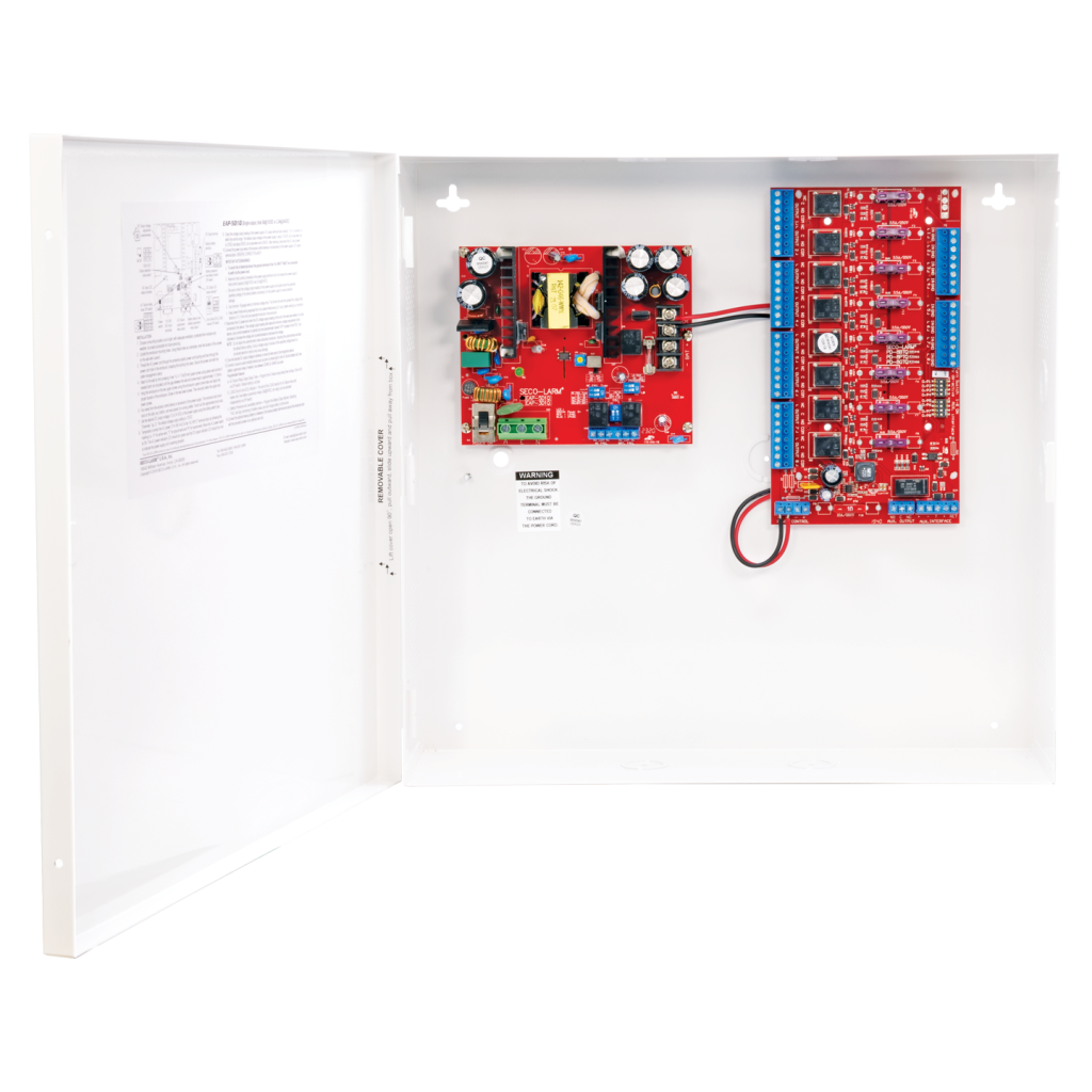 Access Control Power Supply, 8 Outputs, 5A Total