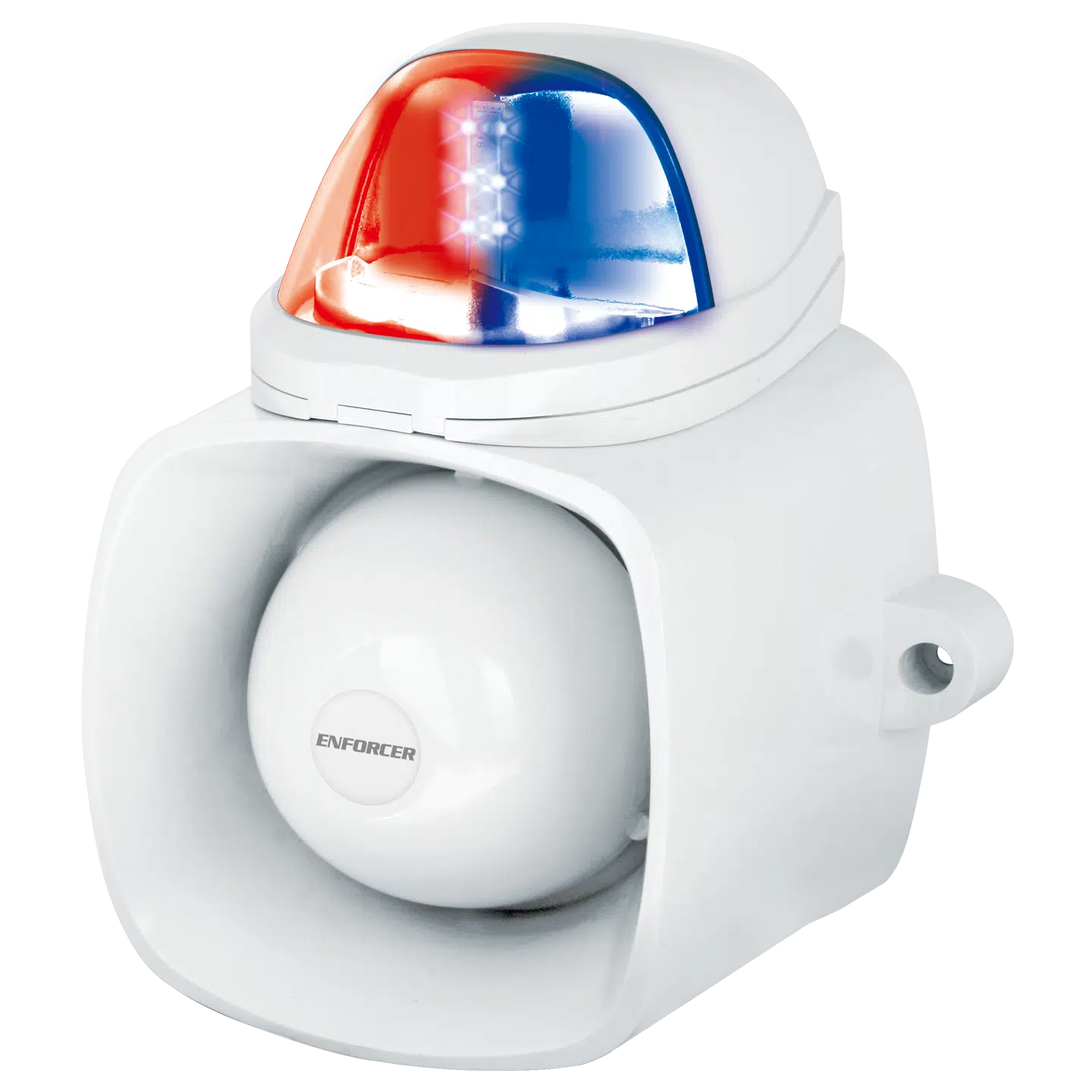 Active Deterrent Siren/Strobe with Broadcast