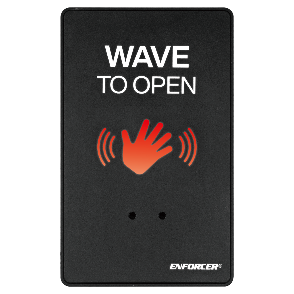 Outdoor Wave-To-Open Sensor – Black